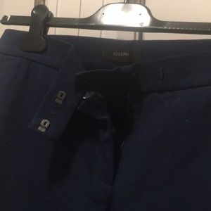 Dark navy Joseph tapered twill pants